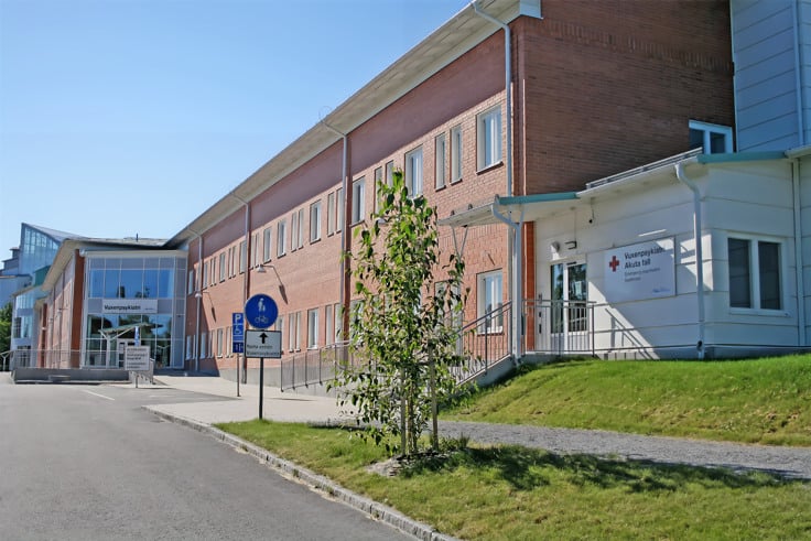 En bild på Sunderby sjukhus