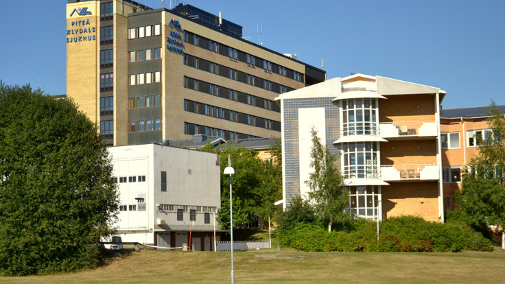 Bild p&aring; Pite&aring; sjukhus.