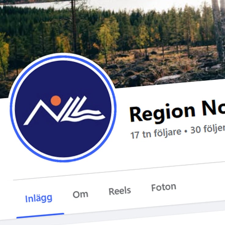 Region Norrbottens facebooksida