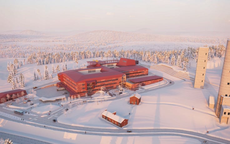 skiss över kiruna nya sjukhus