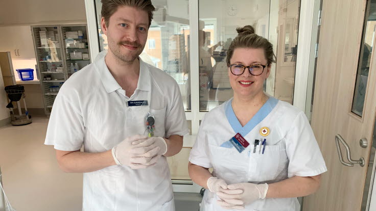 Adam Wedin och Karin Norman