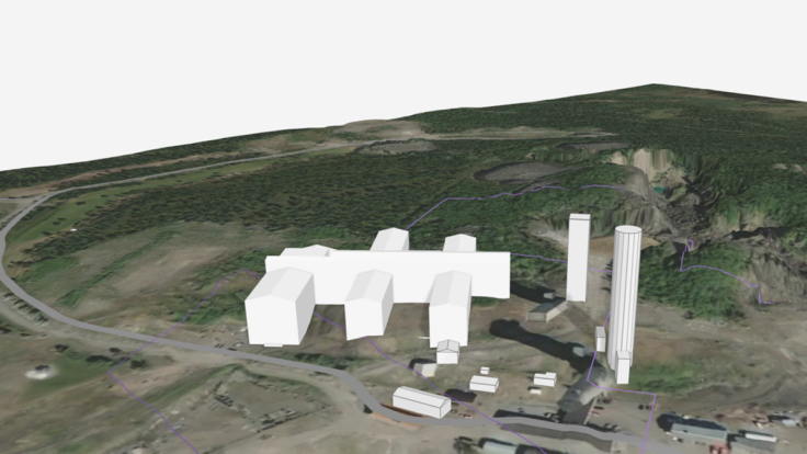 Skiss Regionens nya sjukhus i Kiruna