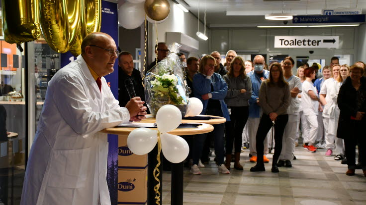 Timo Erikoinen, överläkare, Kalix sjukhus 100 år