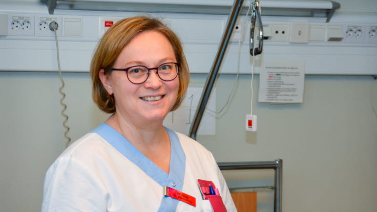 Minna, finsk sjuksköterska i Pajala