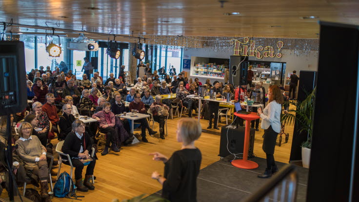 Fika efter forskare, Väven Umeå