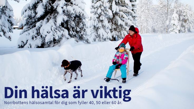 Kurt på snöskotern med norrskenet i bakgrunden