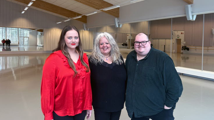 Kata Nilsson, Elisabeth Lindberg och Johannes Sundelin