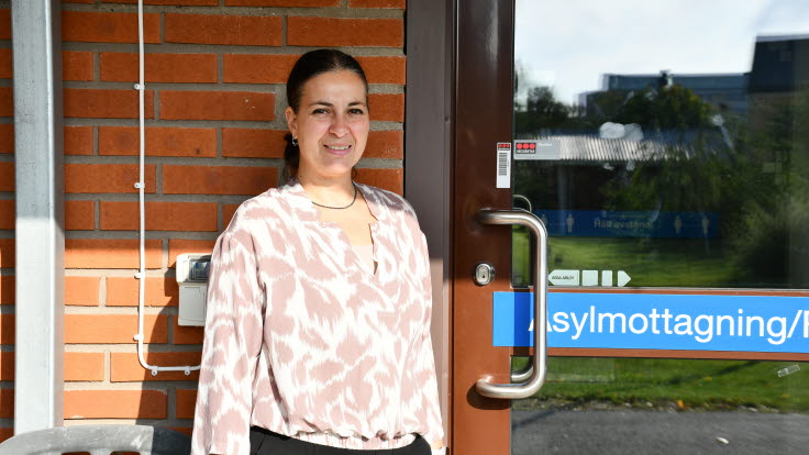 Aikaterini Giannakopoulou, barnmorska och teamledare på flyktingsmedicinska enheten.