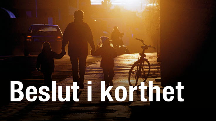 Beslut i korthet